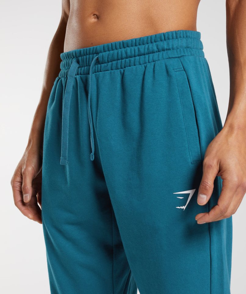 Men's Gymshark Essential Oversized Jogger Blue | NZ 9MUJHB